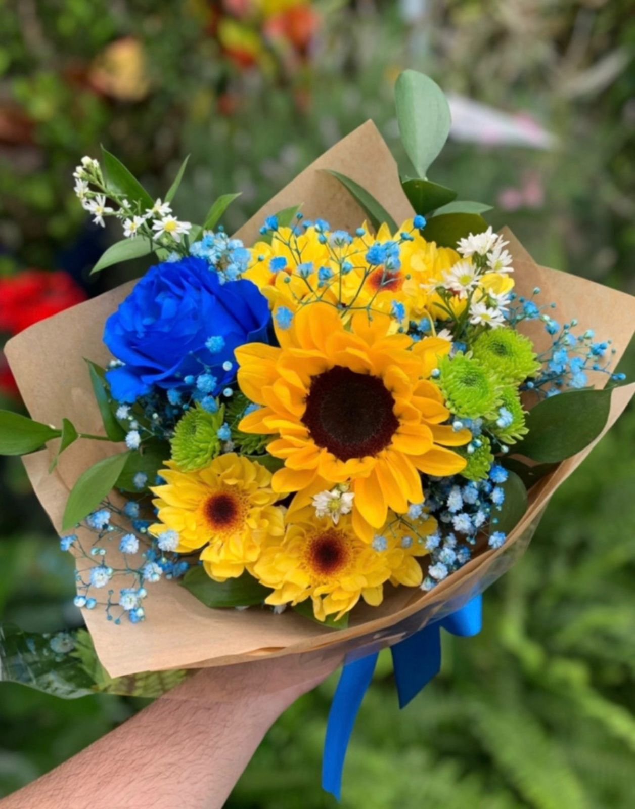 Buquê Mix com Girassol